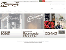 Tablet Screenshot of fleurmonde.com